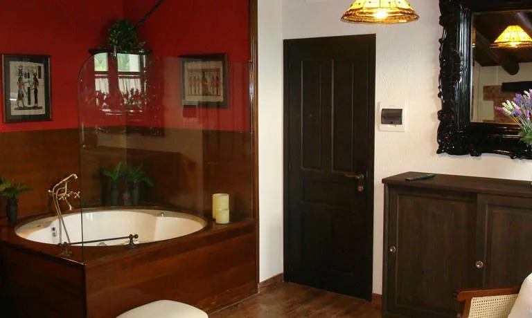 jacuzzi privado de la habitación Suite