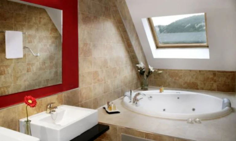 jacuzzi en la habitacion