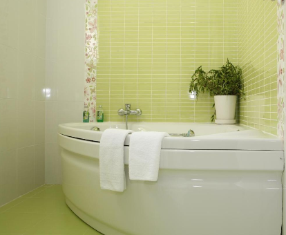 Foto de la bañera de hidromasaje de los apartamentos La Riguera de Ginio