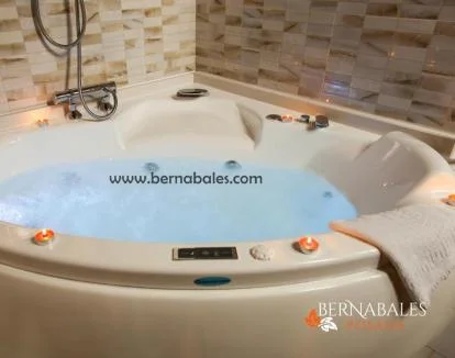 Foto de la acogedora Habitación Doble con jacuzzi privado.