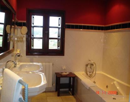 Foto de la Habitación Doble con jacuzzi privado en el baño.