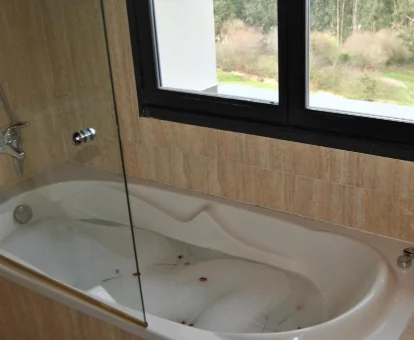 Foto de la bañera de hidromasaje con vistas de Abelardo's Home 
