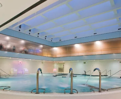 Foto del spa que se encuentra en el hotel Balneario Elgorriaga 
