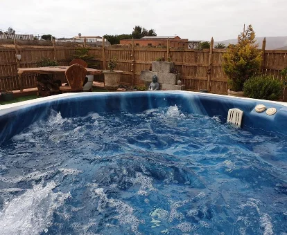 Foto del jacuzzi con chorros de agua de la Casa Blas