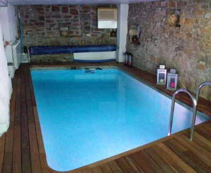 Foto de la piscina cubierta de la Casa Churchill 
