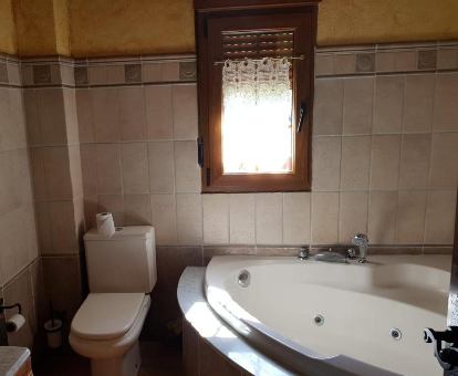 Foto de la bañera de hidromasaje de la Casa Rural El Hórreo