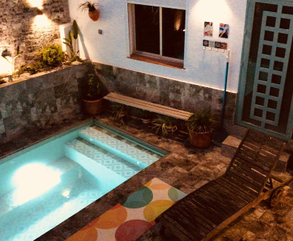 Foto de la piscina que se encuentra en la Casa Rural Pepita Gutiérrez