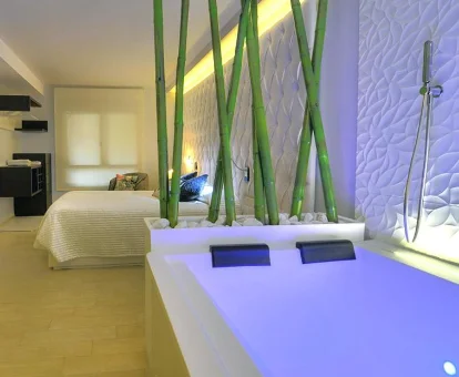Foto de una habitación con jacuzzi de las Casas Ordesa