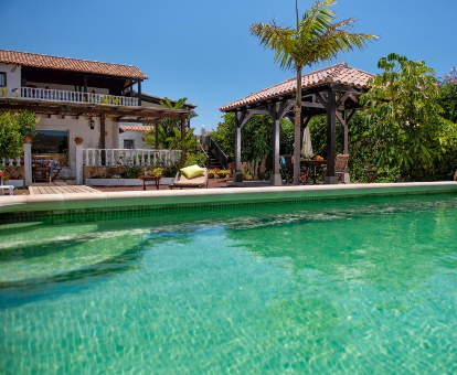 Foto de la piscina que se encuentra en la Finca Rural San Agustin