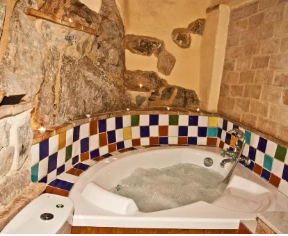 Foto de la bañera de hidromasaje de La Casa Mora 
