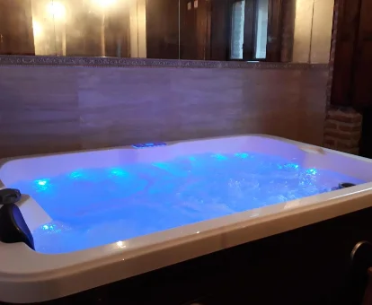 Foto del jacuzzi para 2 personas de la casa La Currada 
