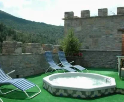 Foto de la azotea con jacuzzi de la casa  Las Bodegas De Claveria