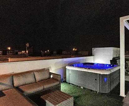 Foto de la azotea con jacuzzi del Olivar de Roda Golf - Villa 
