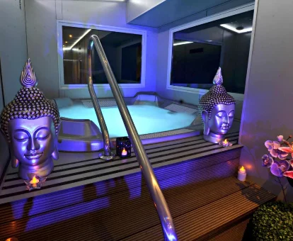 Foto del jacuzzi para 4 personas del camping Serra de Prades Resort 
