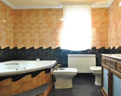 Foto del jacuzzi privado de la Habitación Doble Deluxe con vistas.