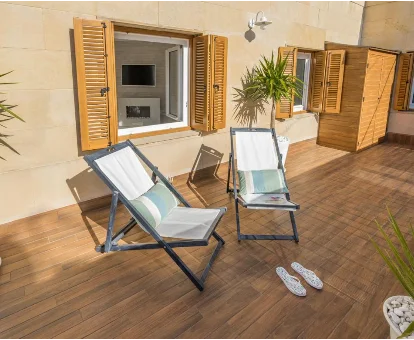 Terraza del apartamento exclusivo para adultos Ático Filmoteca en Murcia