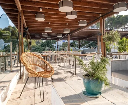 Terraza del hotel ARTIEM Audax - Adults Only