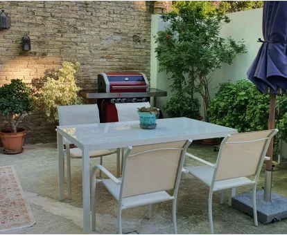 Terraza del apartamento para adultos Beach Loft en Valencia