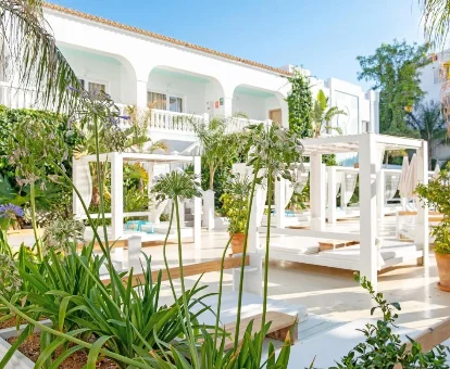 Jardìn del alojamiento The Beach Star Ibiza - Adults Only en San Antonio Bay