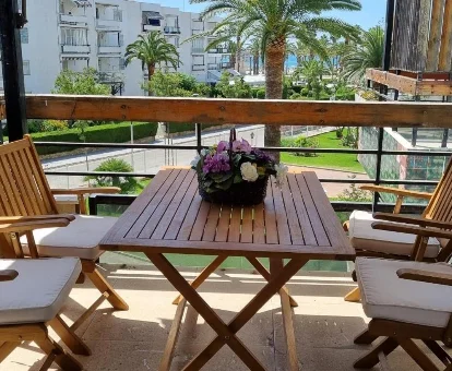 Terraza del apartamento para adultos FORMENTOR L2 en Salou