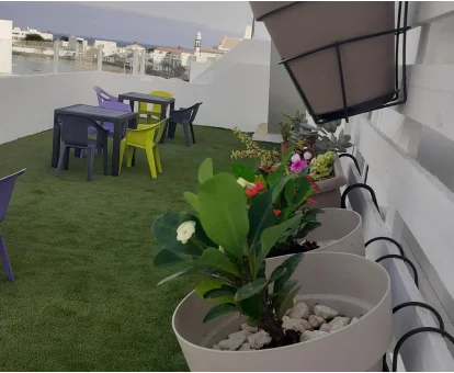 Terraza del Hostal San Gines, Arrecife