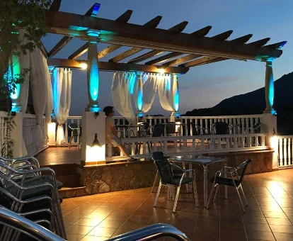 Terraza del hostal El Cerro - Adults Only en Pedro Bernardo