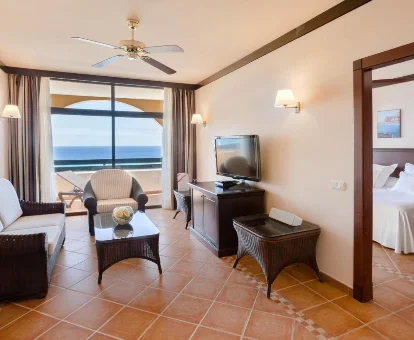 Habitación con vista al mar del hotel Occidental Jandía en Morro del Jable