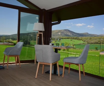 Zona de descanso del Hotel Boutique Tierra Buxo - Adults Only en Arcusa