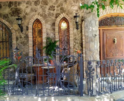 Terraza del alojamiento La Casa de Piedra, exclusivo para adultos y ubicado en Murcia