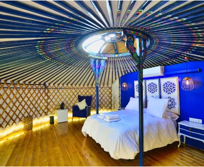 Habitación del alojamiento para adultos El JARDIN DE LAS DELIZIAS en Casas del Castañar