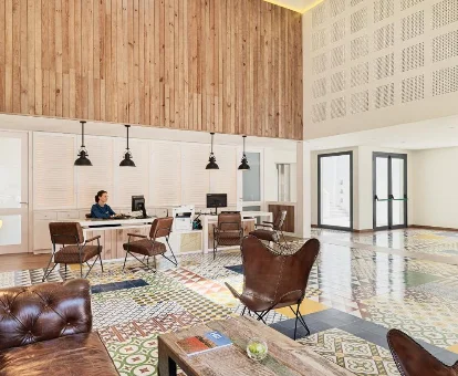 Lobby del hotel Ocean Dreams en Corralejo
