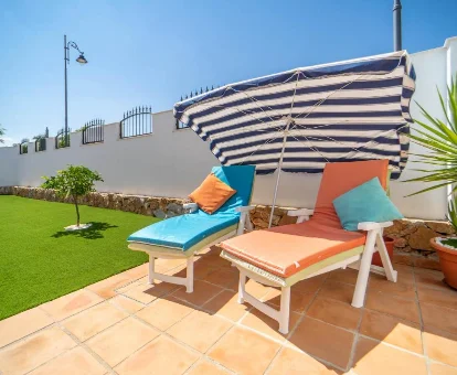 Patio con jardín del alojamiento exclusivo para adultos 