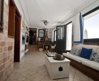 Zona de estar de Villa Caracoles en Costa Teguise