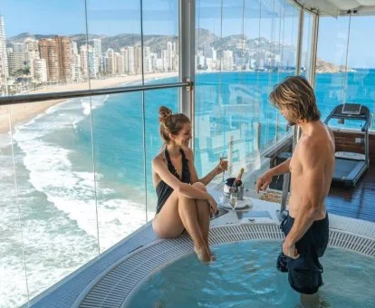 Habitación del Hotel boutique para adultos Villa Venecia en Benidorm