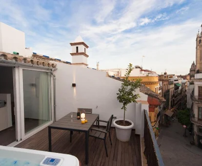 Terraza del apartamento Welldone Cathedral en Sevilla