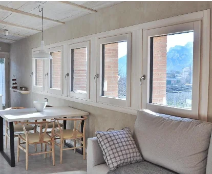 Sala de estar de la Casa Rural Cirerer en Sant Llorenc de Morunys