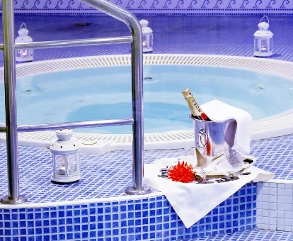 Bañera de hidromasaje del hotel Abba Fonseca en Salamanca 