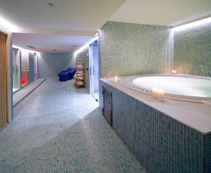 Centro de bienestar y Spa del Axor Barajas en Madrid