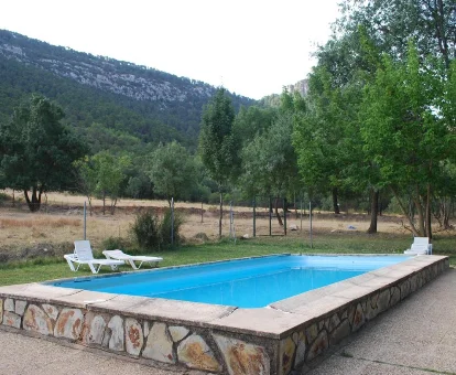 Piscina al aire libre del apartamento con servicios de spa Capellania 2 en Arroyo Frio