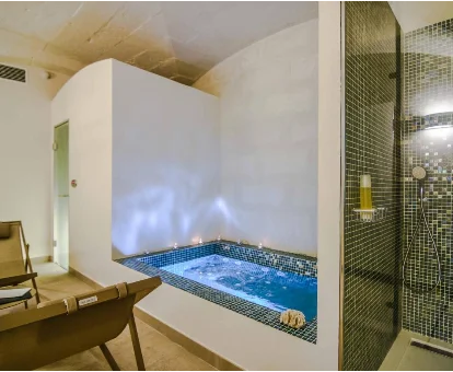 Centro de bienestar del spa ubicado en la Casa Ládico en Mahón