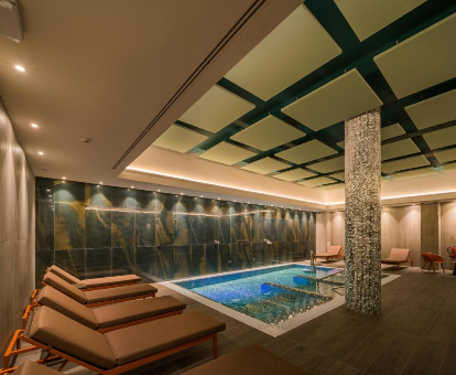 Instalaciones de spa del Hotel Catalonia Donosti en San Sebastián
