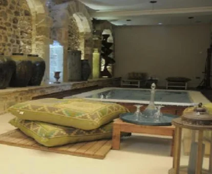 Zona spa del Hotel El Morendal en Almarza