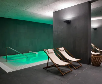 Zona spa del hotel Finca de los Arandinos en Entrena