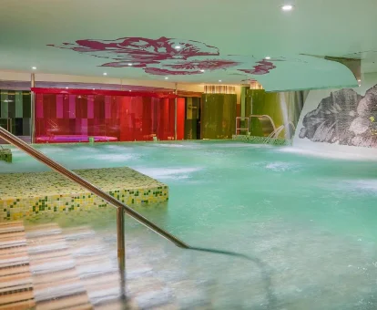 Piscina del spa ubicado en el Hotel Beatriz Playa & Spa en Puerto del Carmen