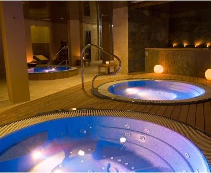 Bañeras de hidromasaje del Hotel Montarto en Baqueira-Beret