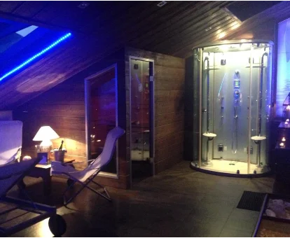 Zona spa del Hostal Piteus en Sant Llorenc de Morunys