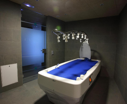Bañera de hidromasaje del Hotel Thalasso en Viveiro