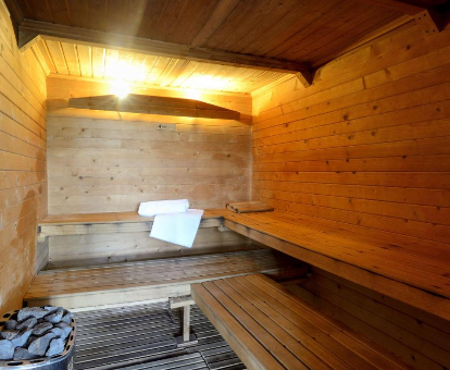 Spa con saunas del Hotel Las Tablas en Madrid