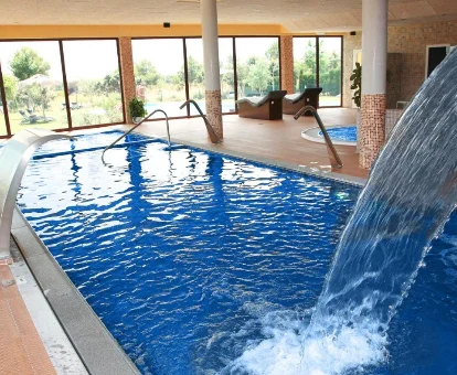 Zona de spa del Hotel Rural Los Nogales en Pozo Alcón 