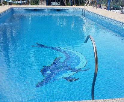 Piscina ubicada en la Casa Rural con Spa 